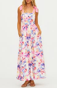 Beach Riot Floral Fit & Flare Dress