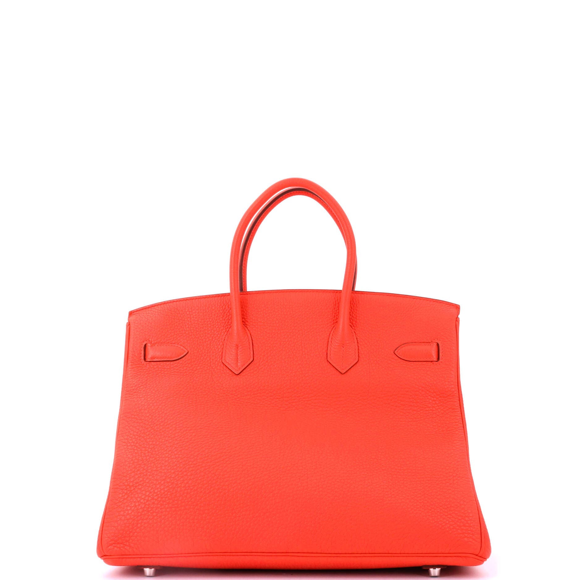 Pre-Owned Hermes Birkin Handbag Orange Togo with Palladium Hardware 35, Alternate, color, Capucine