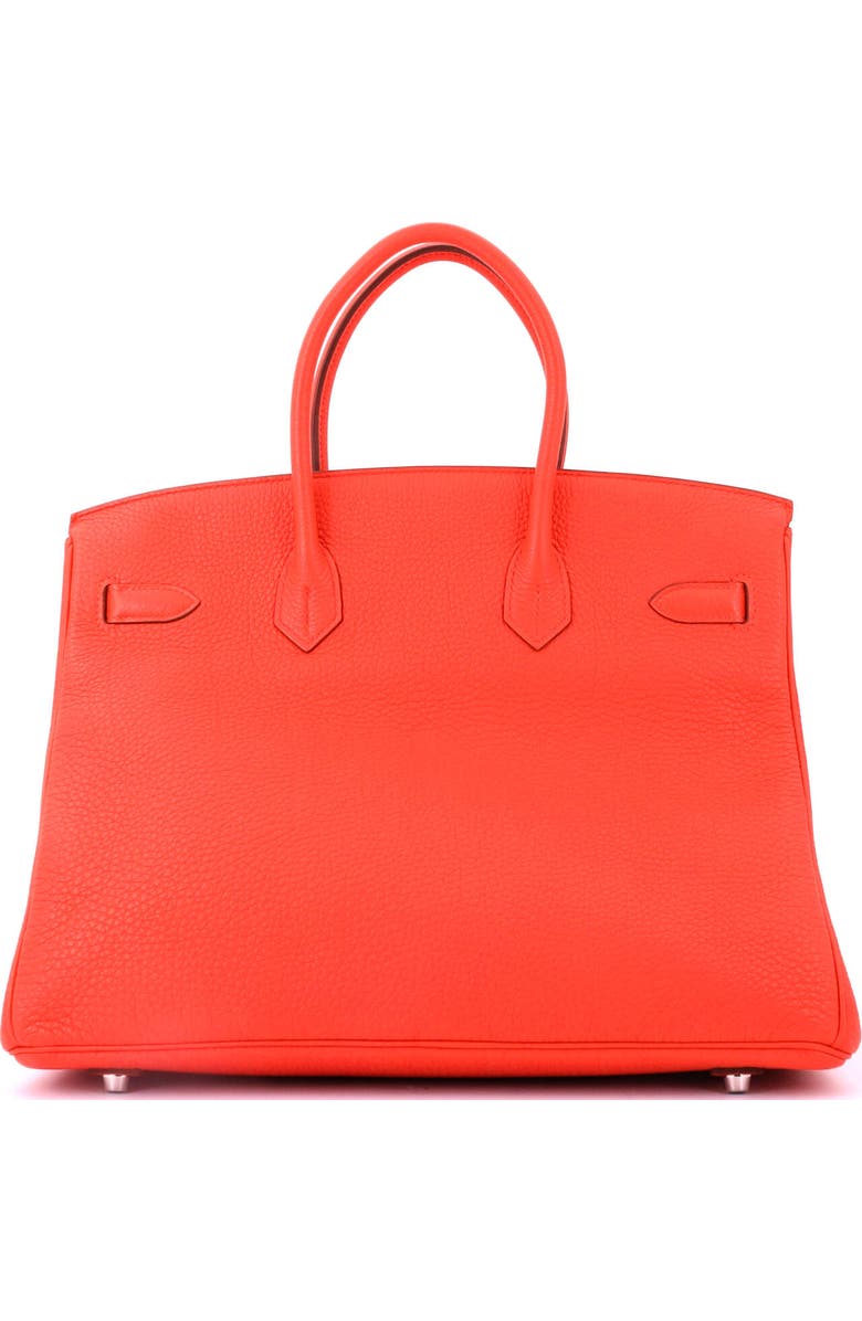 Pre-Owned Hermes Birkin Handbag Orange Togo with Palladium Hardware 35, Alternate, color, Capucine