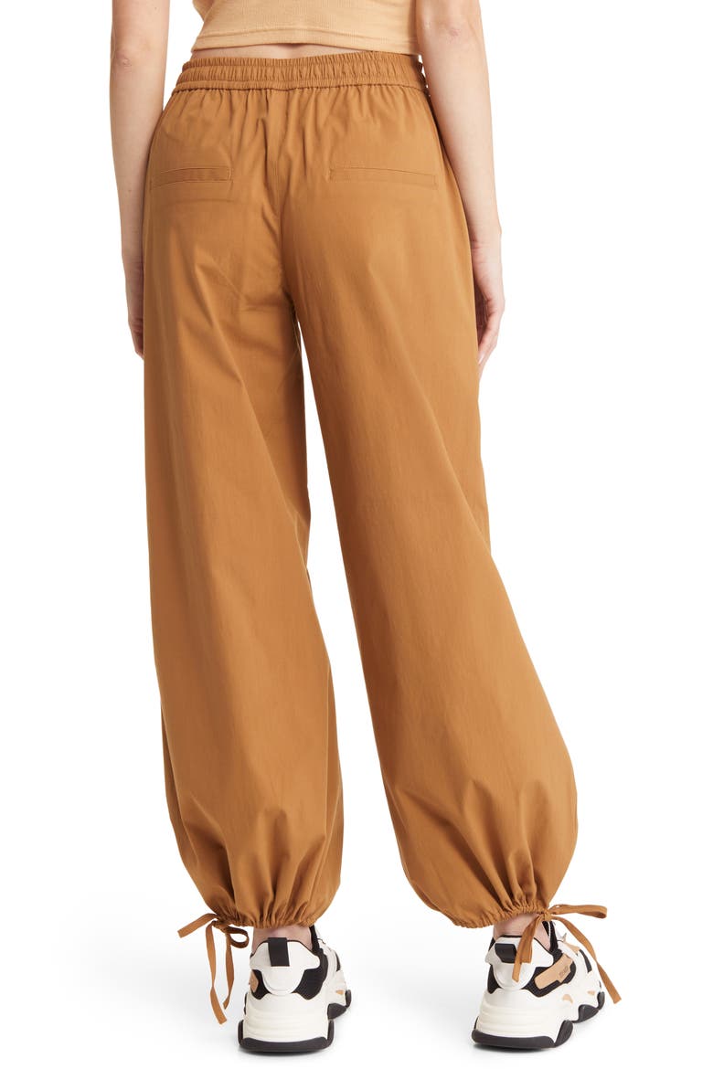Tie Hem Joggers, Alternate, color, TAN DALE
