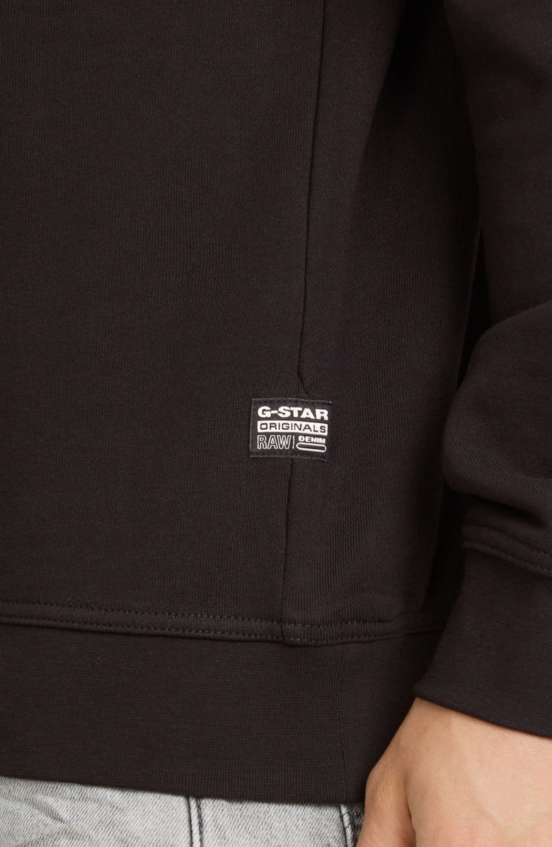 G-STAR G-Script Logo Organic Cotton Crewneck Sweater, Alternate, color, 