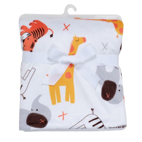 Bedtime Originals Lollipop Jungle Fleece Baby Blanket In Multi