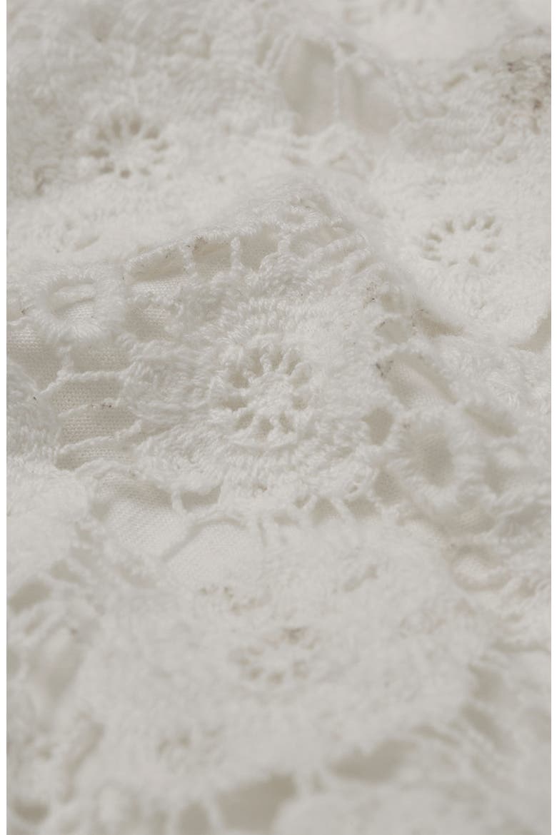Crop Doily Lace Top, Alternate, color, CREAM