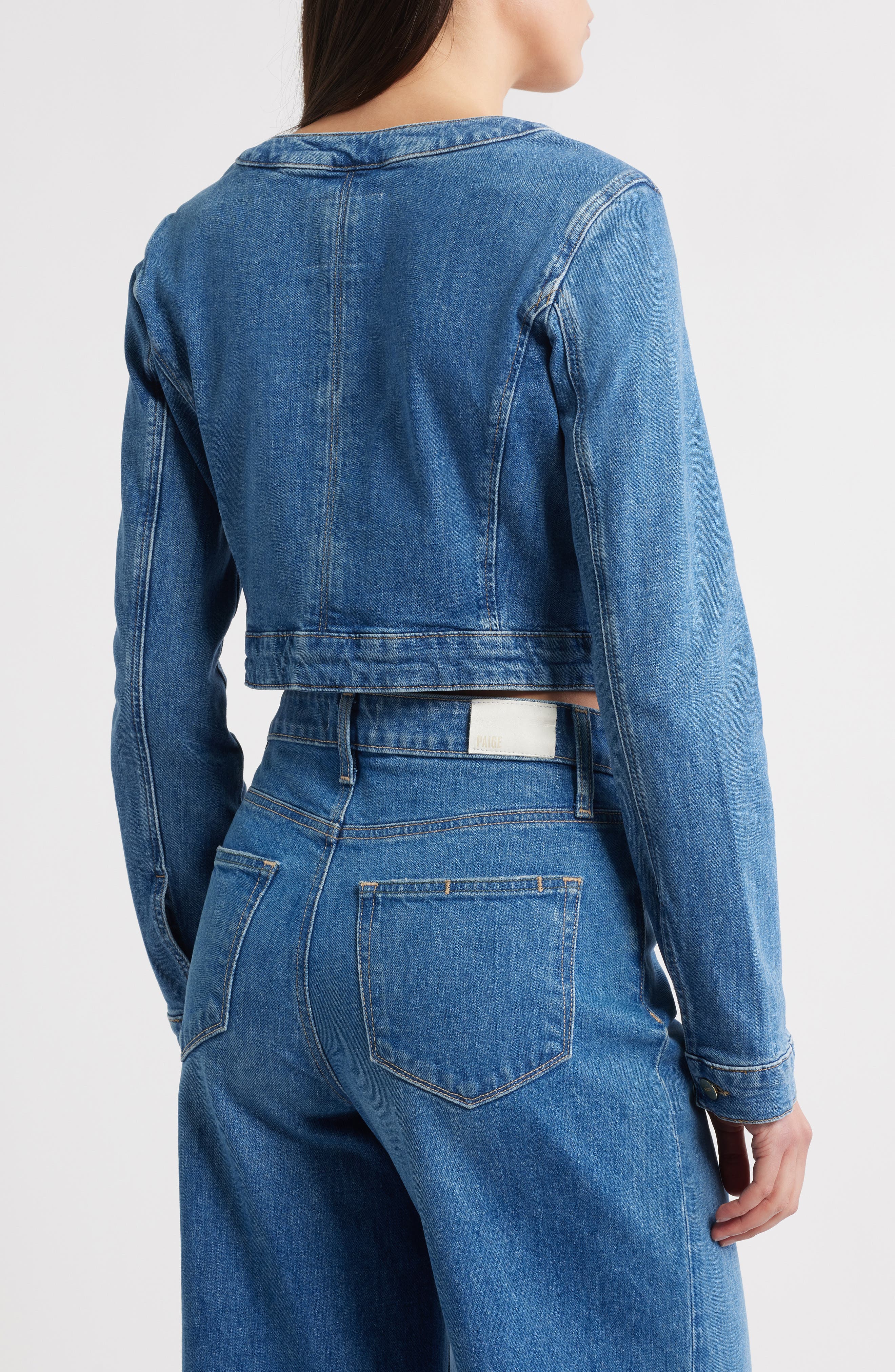 Kiara Crop Denim Jacket - image 2