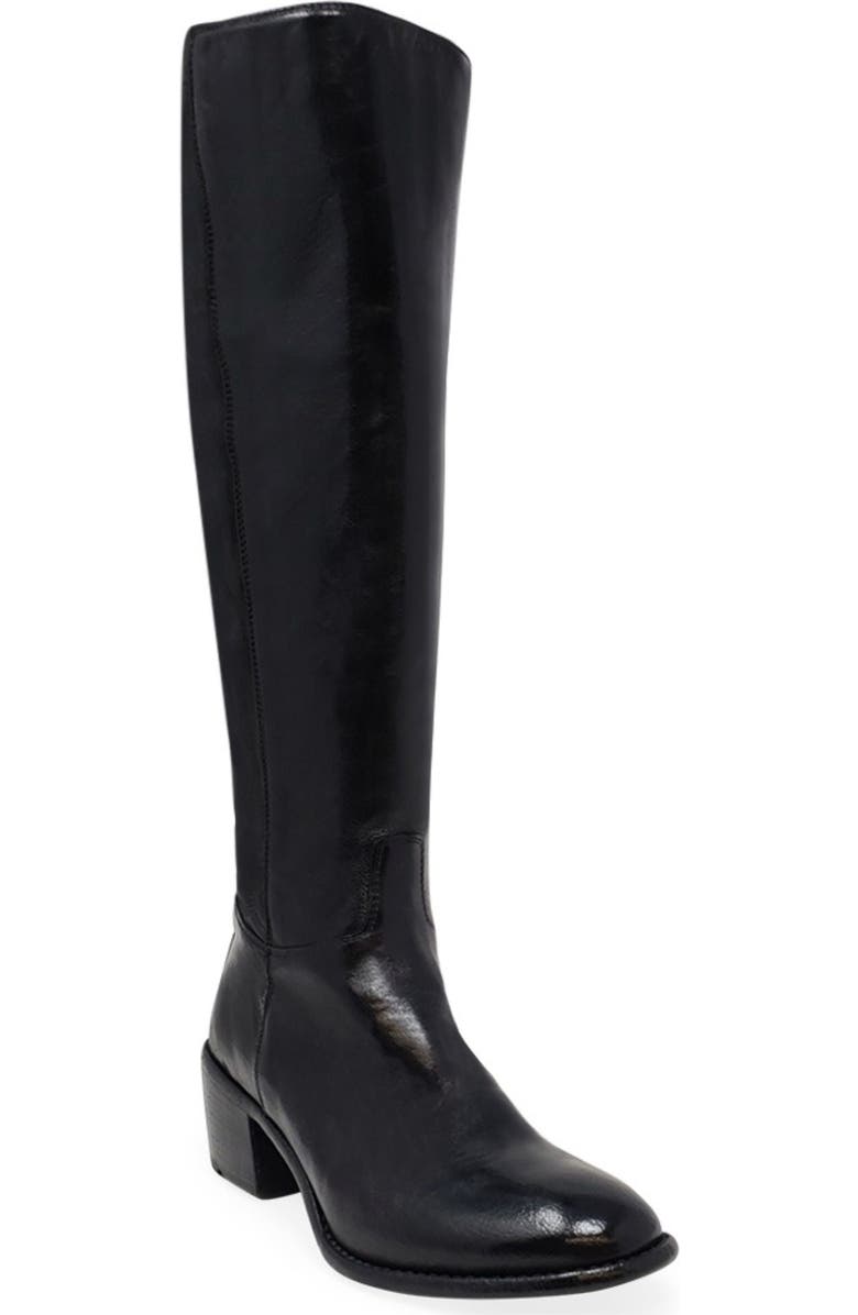 Madison Maison Knee High Boot Stretch Boot, Alternate, color, Black