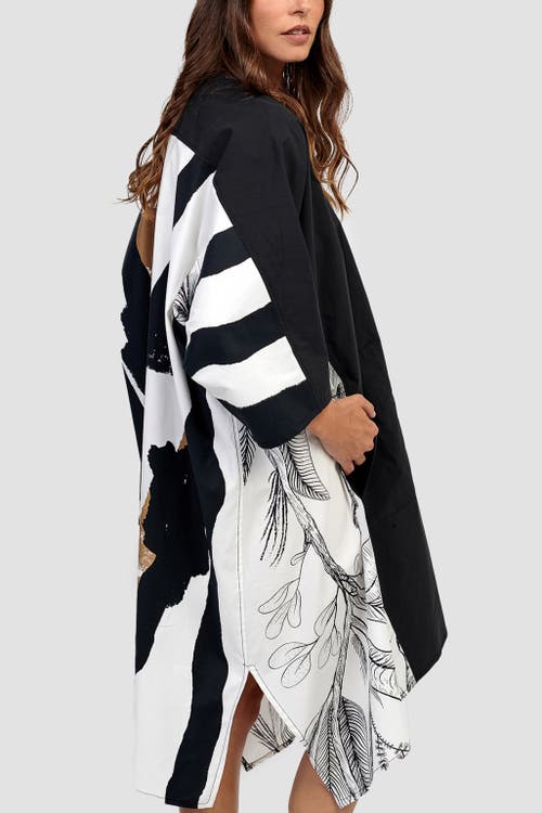 ALEMBIKA ALEMBIKA KAFTAN DRESS WITH HANDKERCHIEF HEM