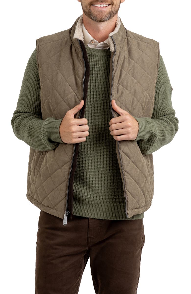 Rainforest Oxford Water Resistant Quilted Vest, Alternate, color, 