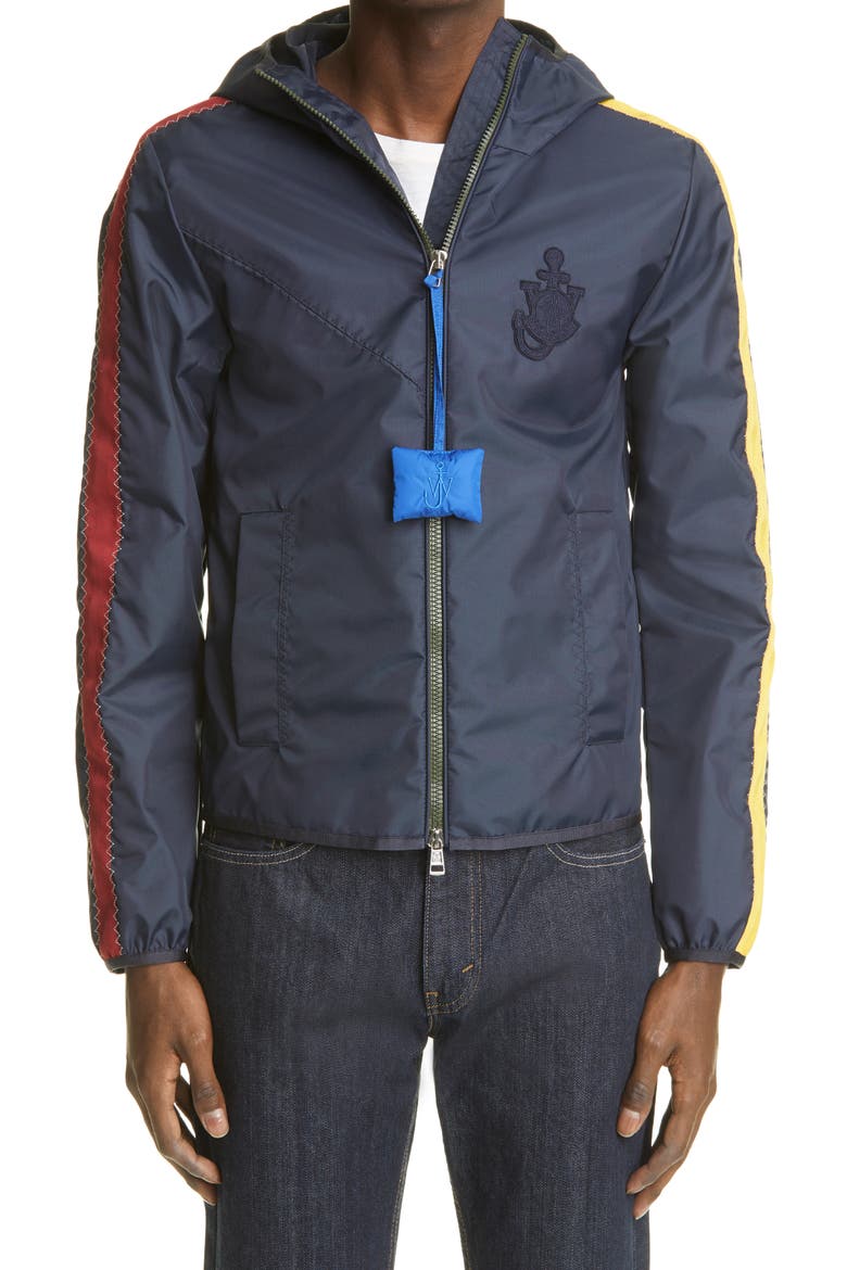 1 Moncler JW Anderson Ballintoy Technical Nylon Jacket, Main, color, NAVY