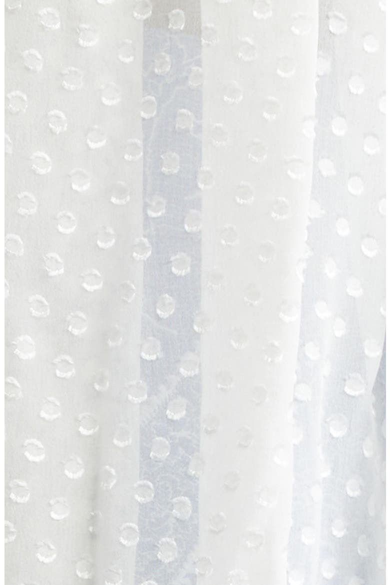 Pleated Silk Blend Shirt, Alternate, color, WHITE