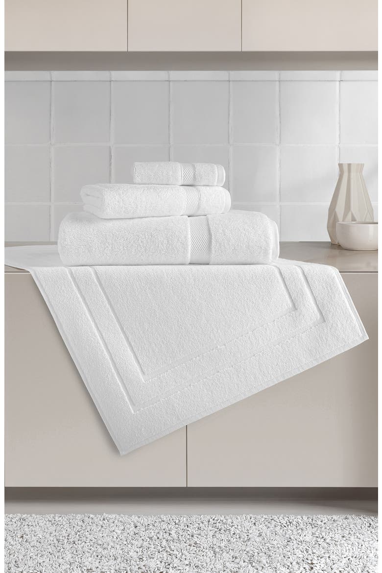 4-Piece Anovia Oversized Towel Set, Alternate, color, WHITE