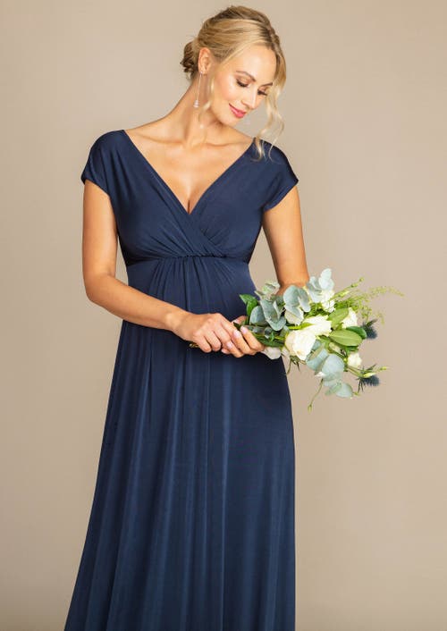 Tiffany Rose Maternity Francesca Maternity Maxi Dress In Blue