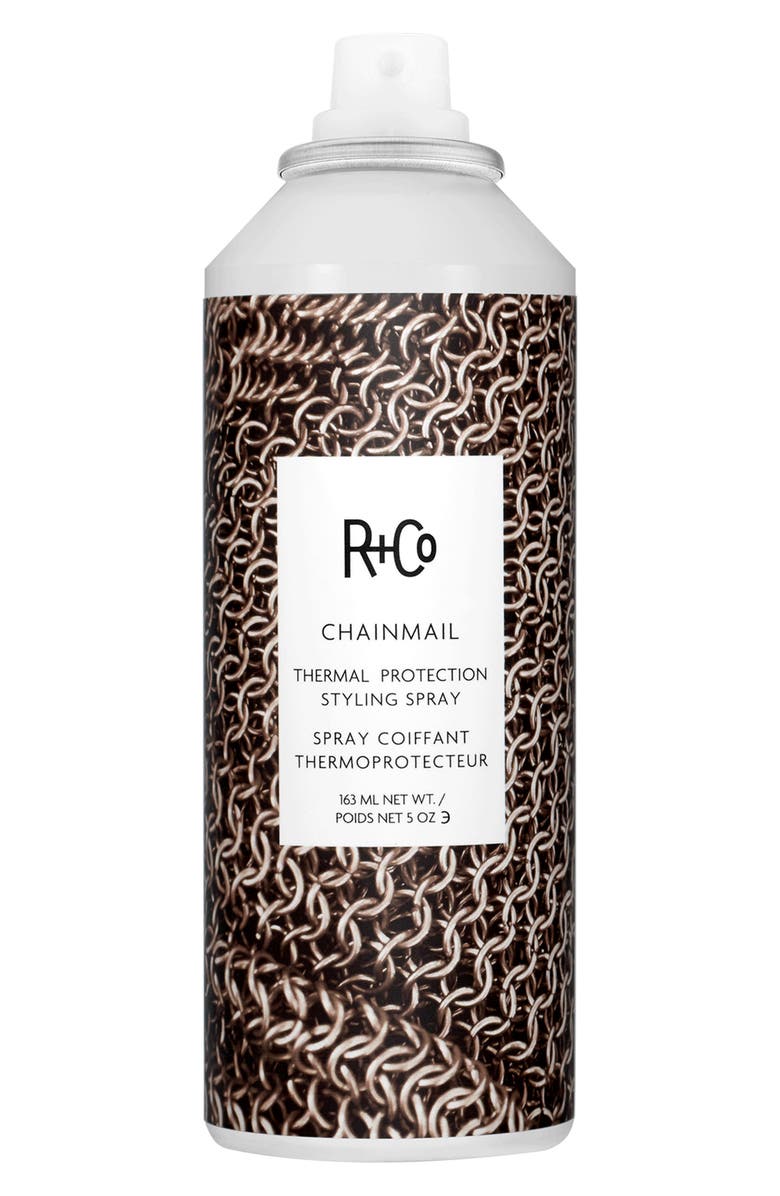 R+Co Chainmail Thermal Protection Styling Spray, Main, color,