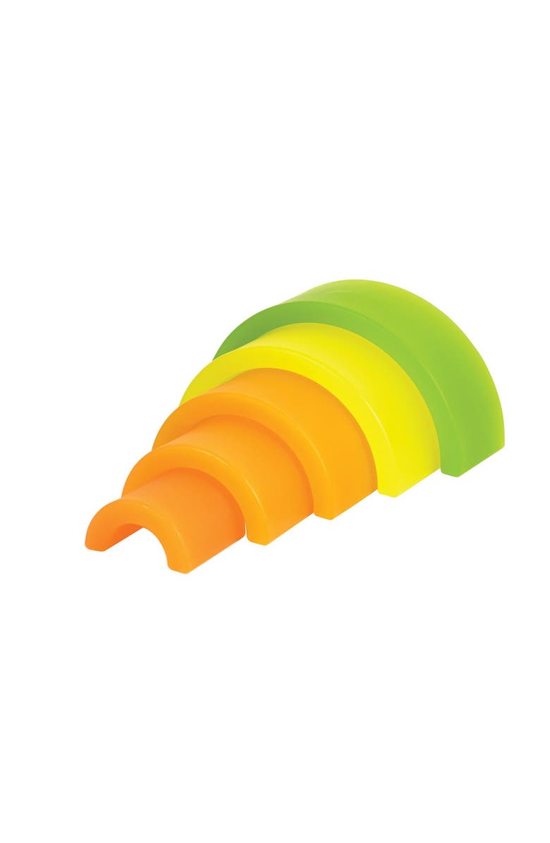 Kaplan Early Learning Company Discovery Stackers - Natural Arch - 5 Pieces, Alternate, color, Natural