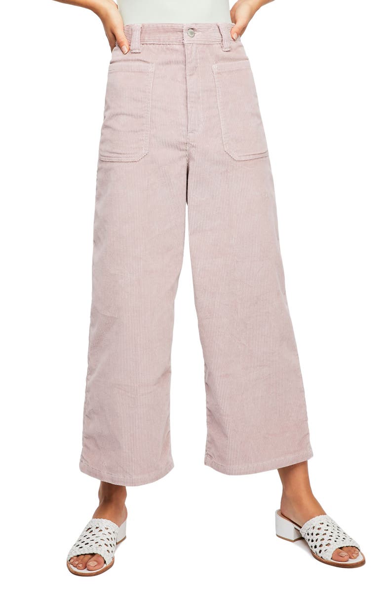 Free People Dawn to Dusk Crop Corduroy Pants, Main, color,