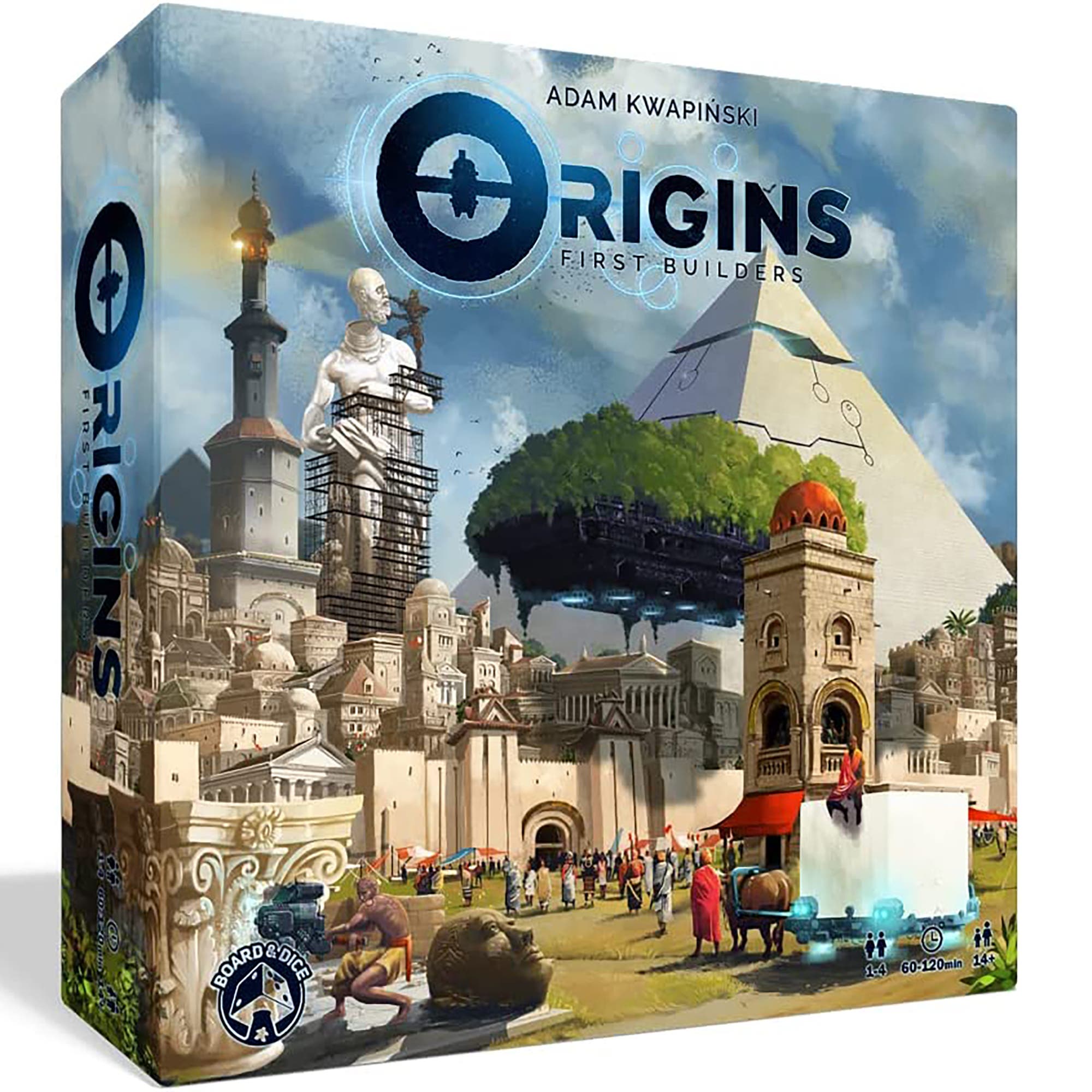 The City of Games Origins First Builders City Building Game in Multicolored 