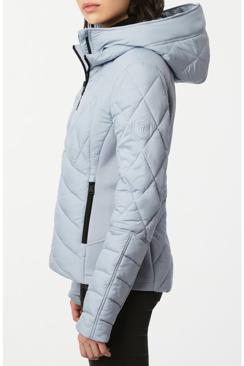 Puffer Jacket with Removable Bib & Hood, Alternate, color, FROST GREY