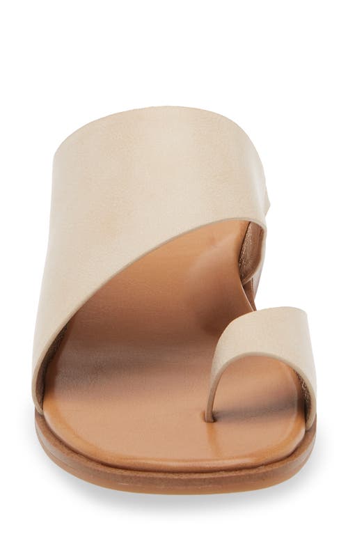 Korks Sareen Toe Loop Sandal In Cream