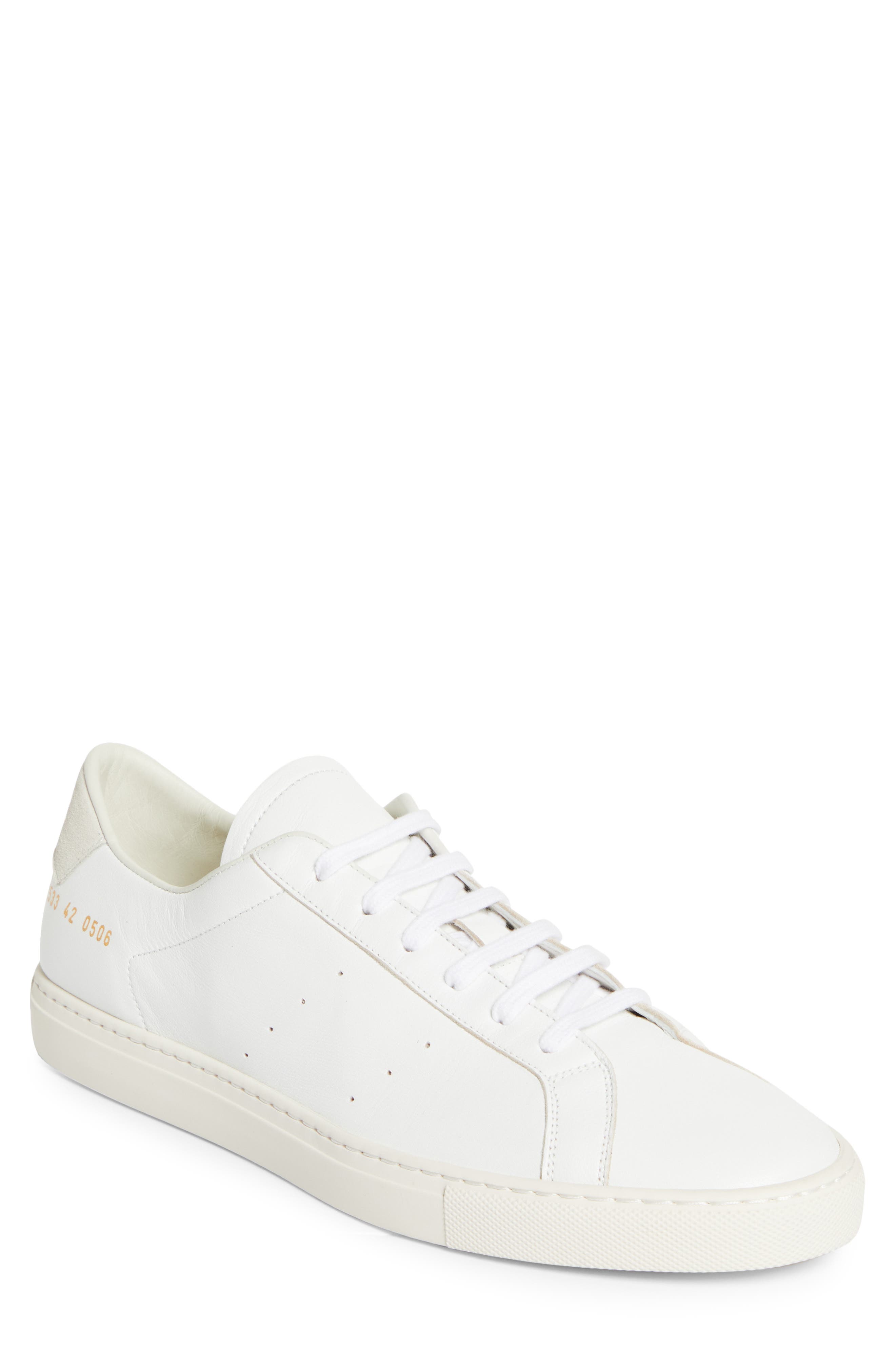 Common Projects Achilles Slim Retro Sneaker, Main, color, White
