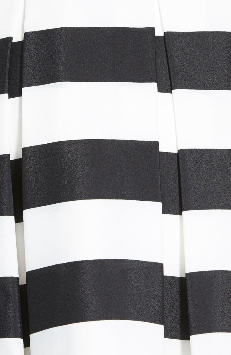 Ro & De Pleated Stripe Skirt, Alternate, color, 