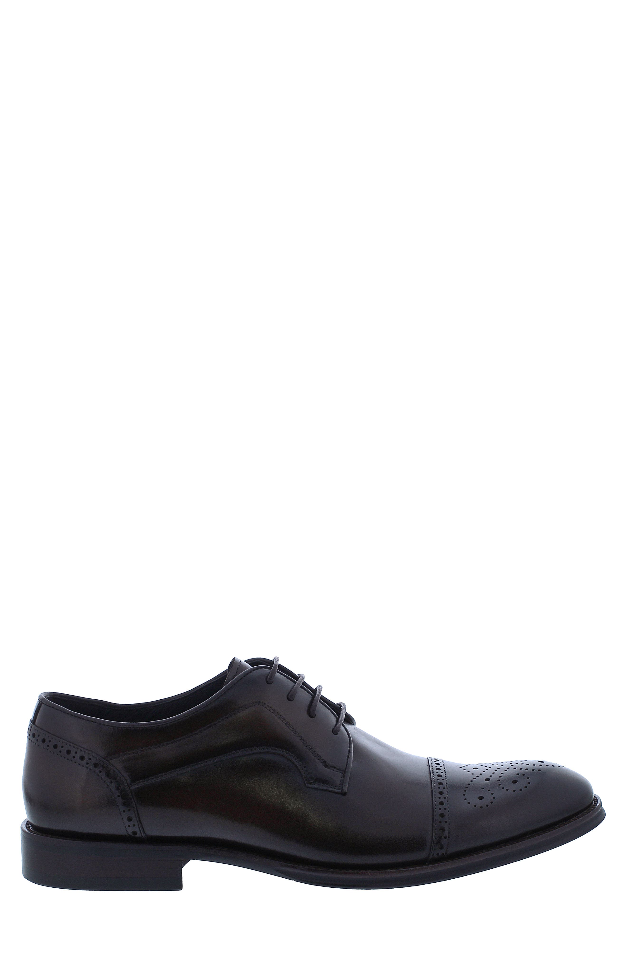 Penny Lane Regent Cap Toe Derby, Alternate, color, Whisky