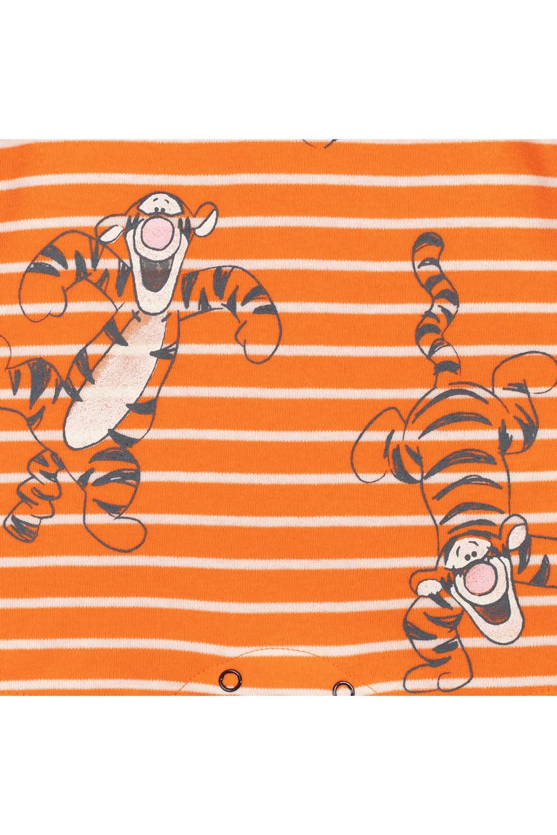 Winnie the Pooh 2-Pack One Piece Rompers, Alternate, color, Pooh Yellow Orange