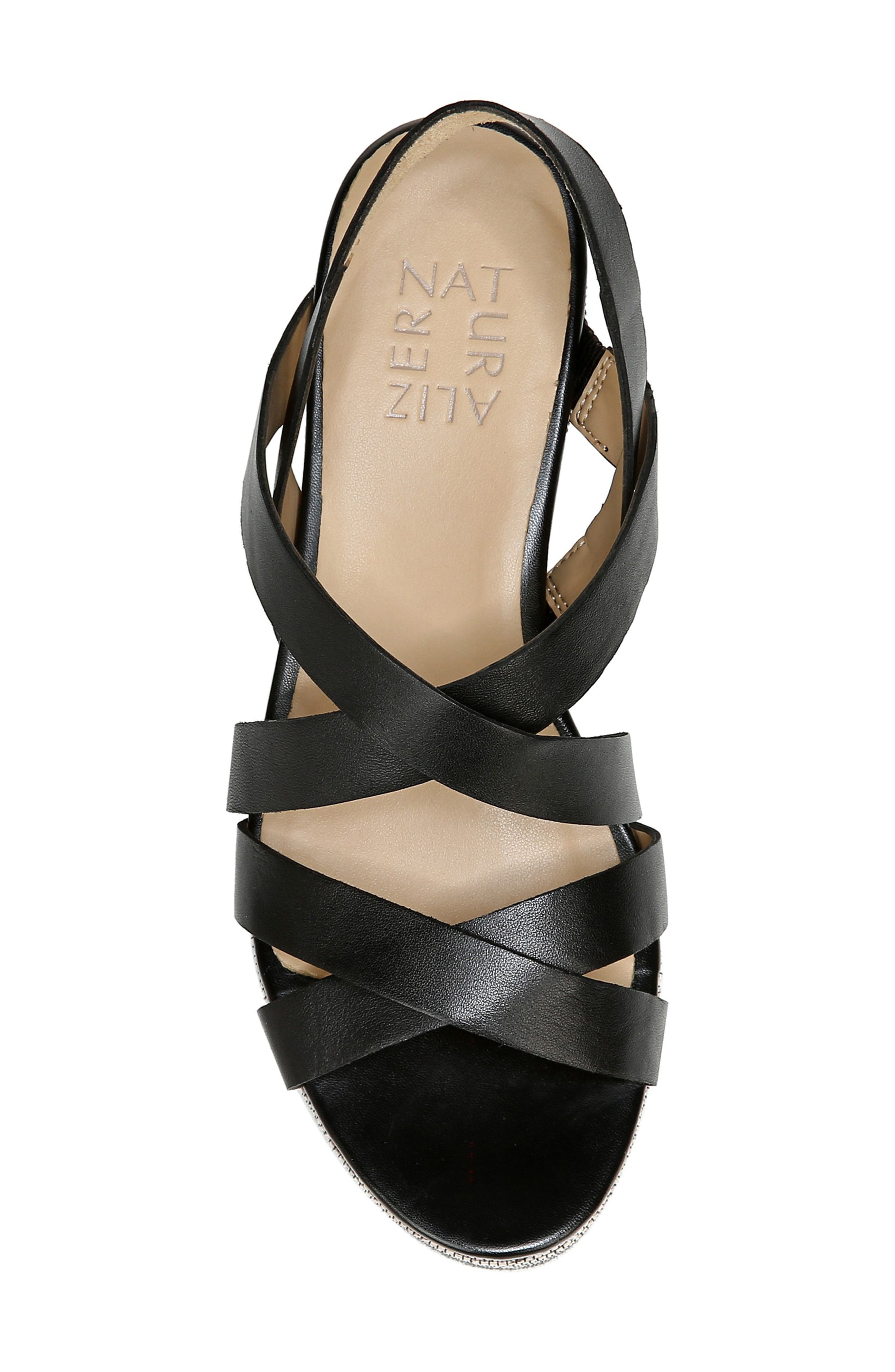 Naturalizer Unique Platform Wedge Sandal, Alternate, color, 