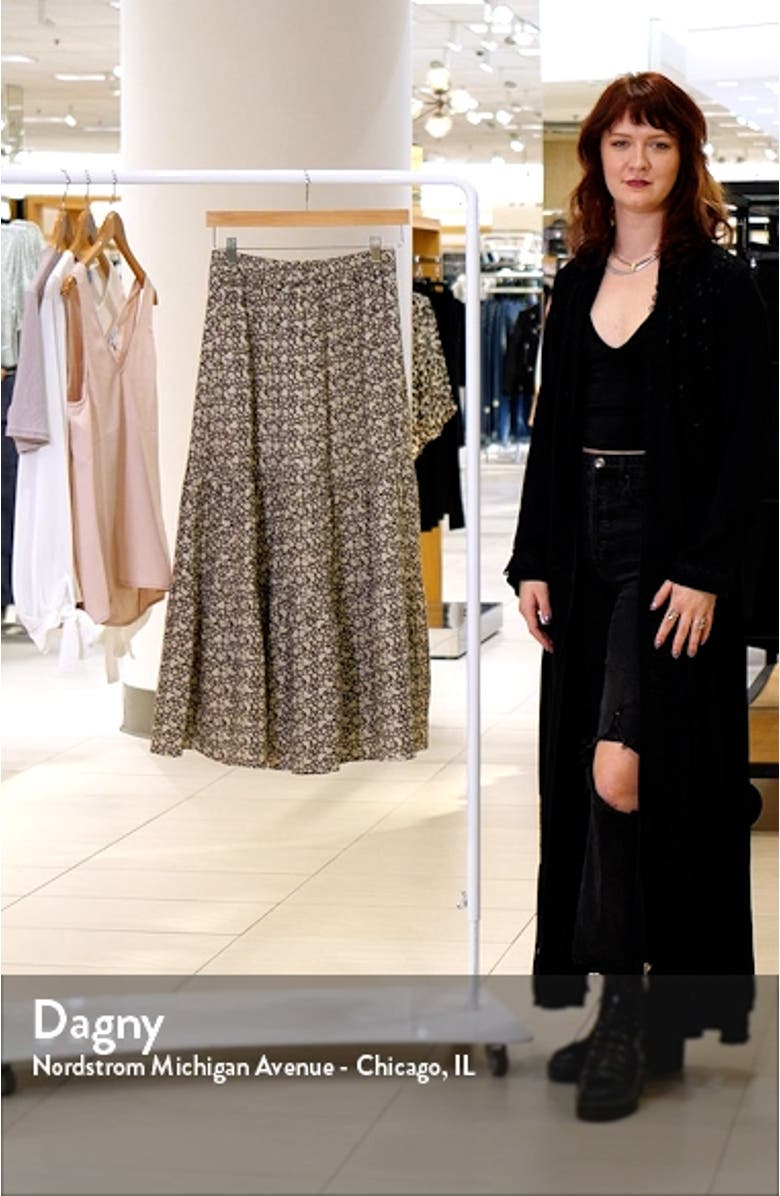 Valentina Floral Dream Organic Cotton Gauze Skirt, sales video thumbnail