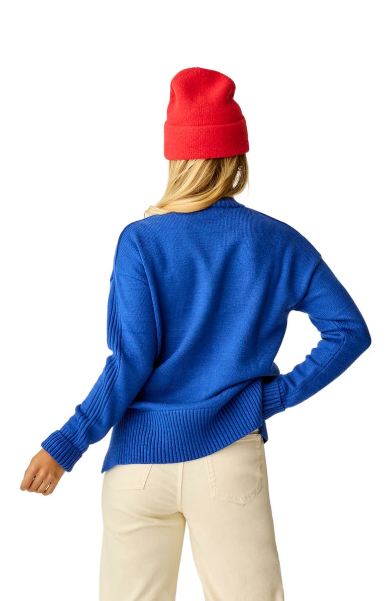 Carve Designs Woodward Sweater, Alternate, color, Capri Heather
