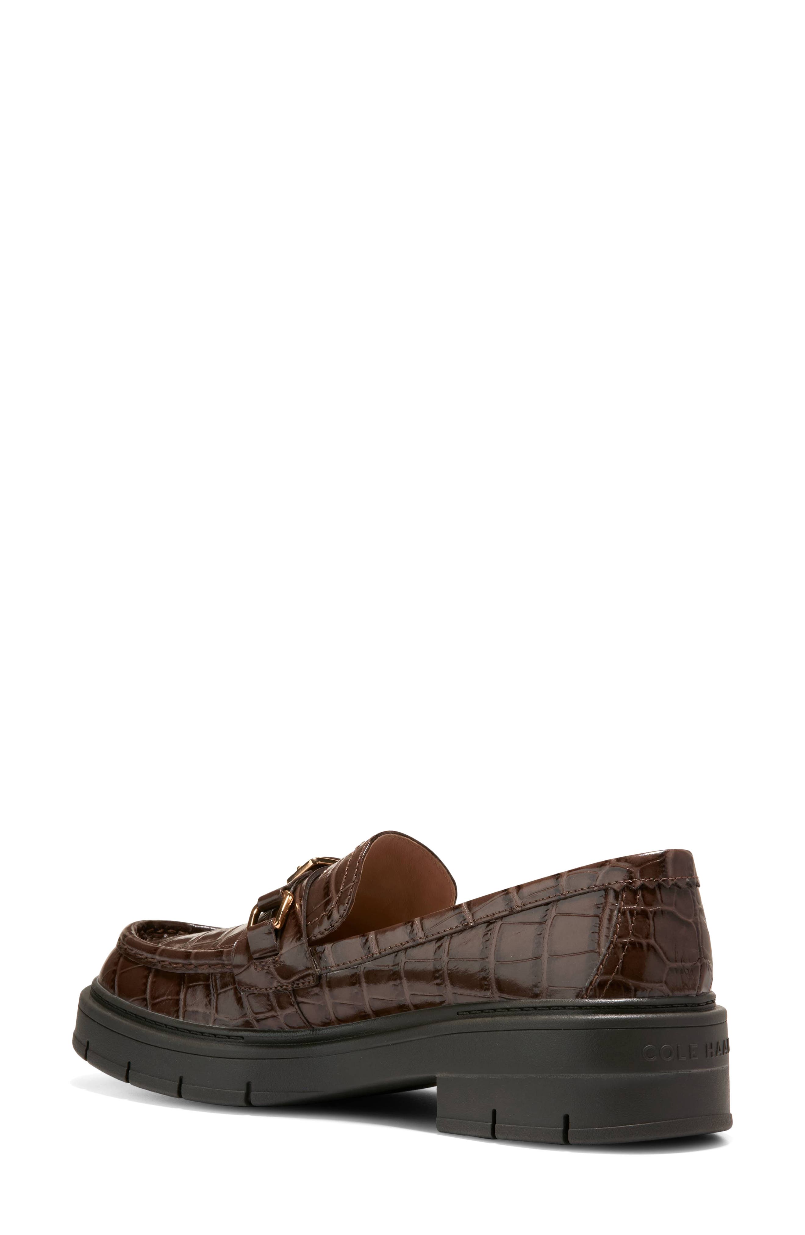 Grand Flex Fenella Loafer, Alternate, color, FONDUE FUDGE CROC PRINT