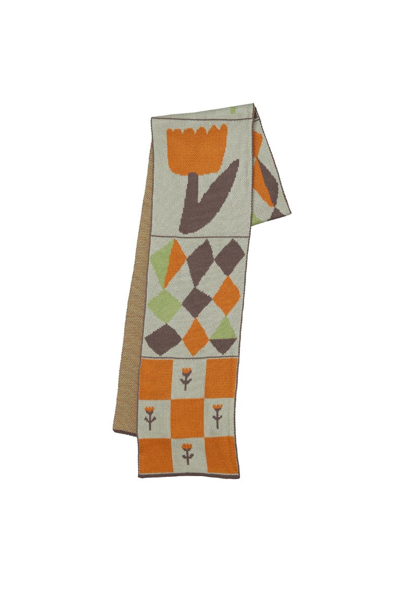 Toni Darling Frank Knit Scarf, Main, color, Minty Orange