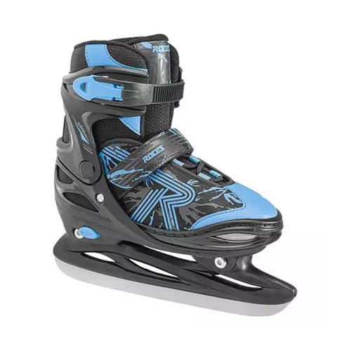 Roces Jokey 3.0 Adjustable Boys Ice Skates In Black