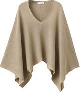 MANGO Metallic V-Neck Long Sleeve Knit Top