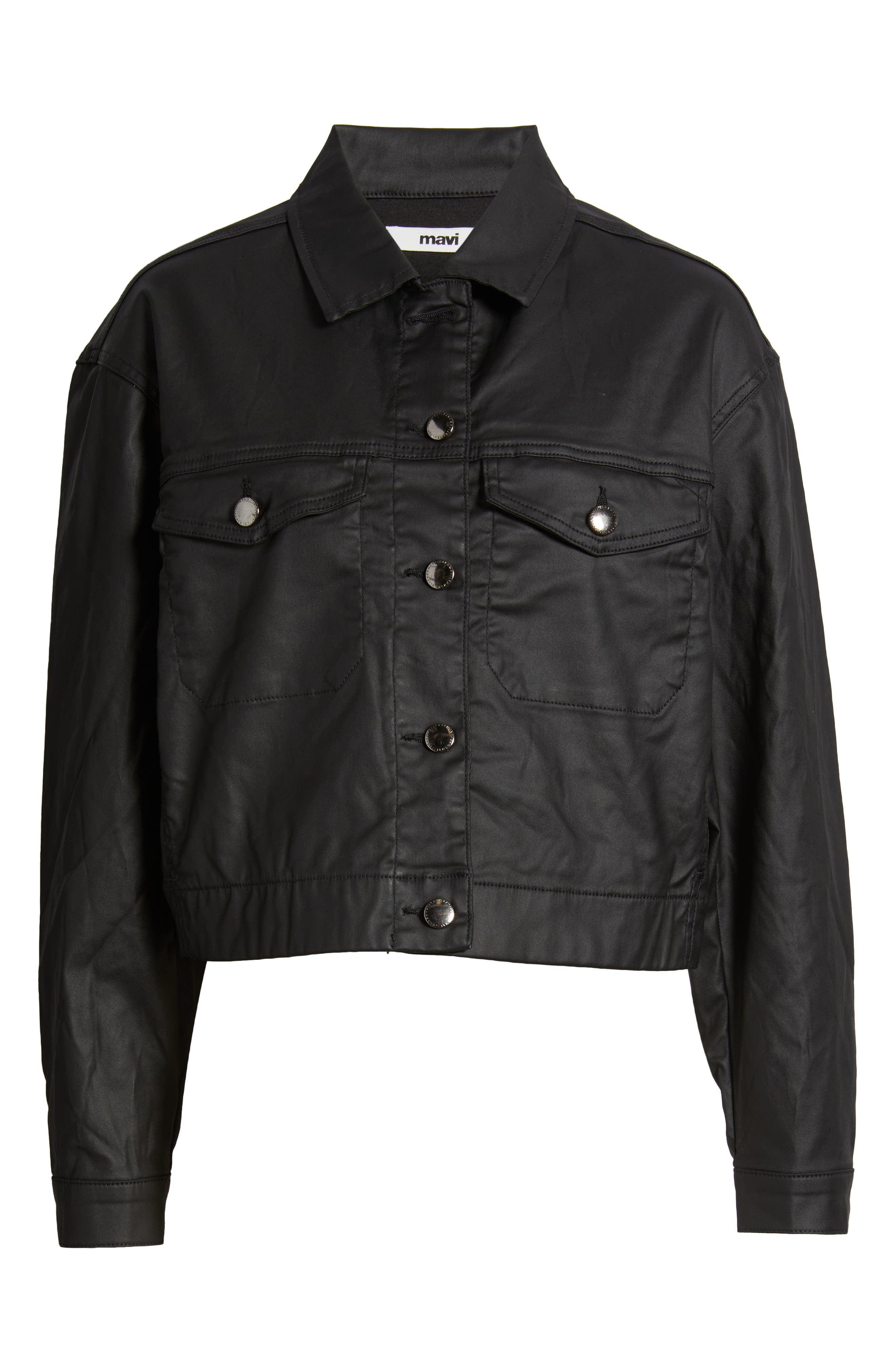 Maren Coated Button-Front Jacket - image 2