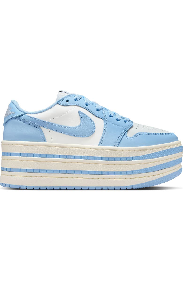Jordan Air Jordan 1 Triple Platform Basketball Sneaker, Alternate, color, Psychic Blue/ Blue/ White