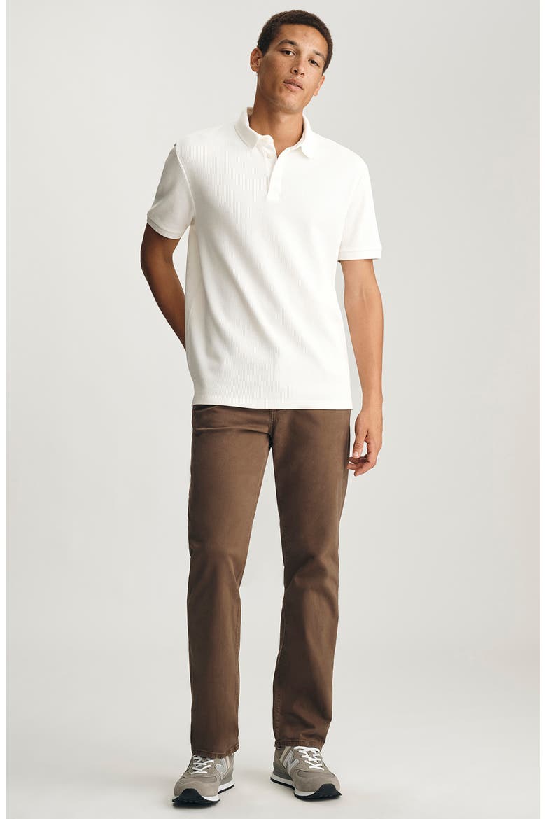 Matt Relaxed Straight Leg Twill Pants, Alternate, color, MOCHA TWILL