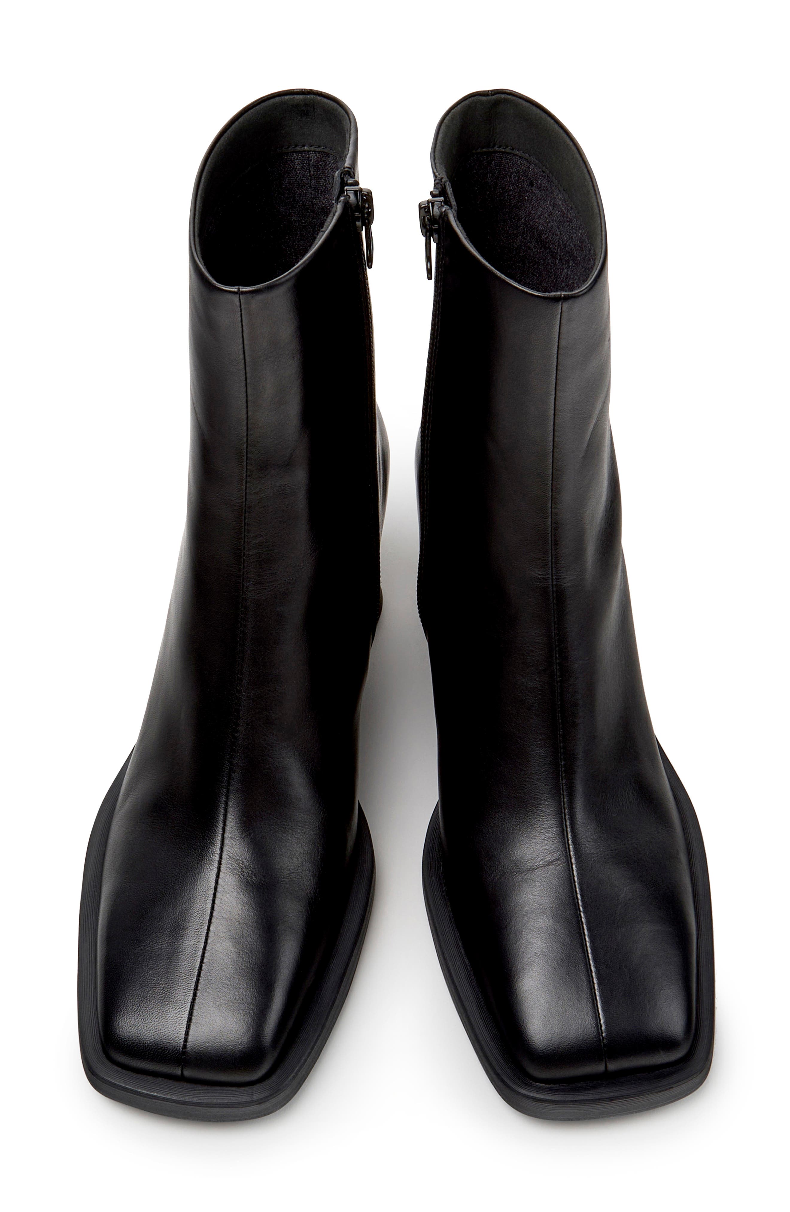 Louise Wedge Boot, Alternate, color, BLACK