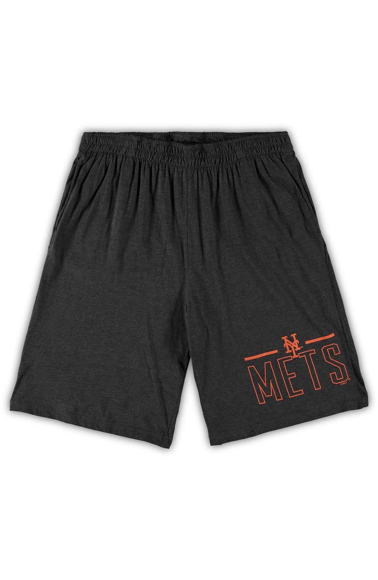 CONCEPTS SPORT Men's Concepts Sport Royal/Heathered Charcoal New York Mets Big & Tall T-Shirt & Shorts Sleep Set, Alternate, color, Royal