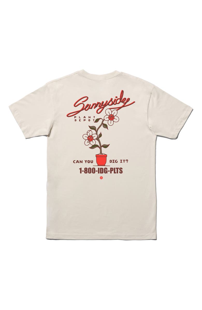 Stance Dig It Cotton Graphic T-Shirt, Alternate, color, Vintage White