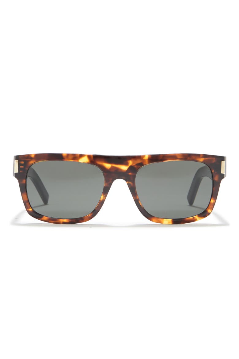 52mm Square Sunglasses, Main, color, HAVANA BLACK GREY