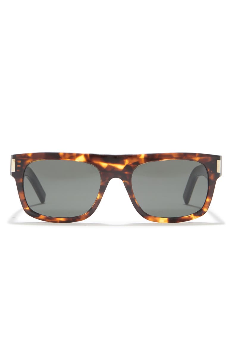 Saint Laurent 52mm Square Sunglasses, Main, color,