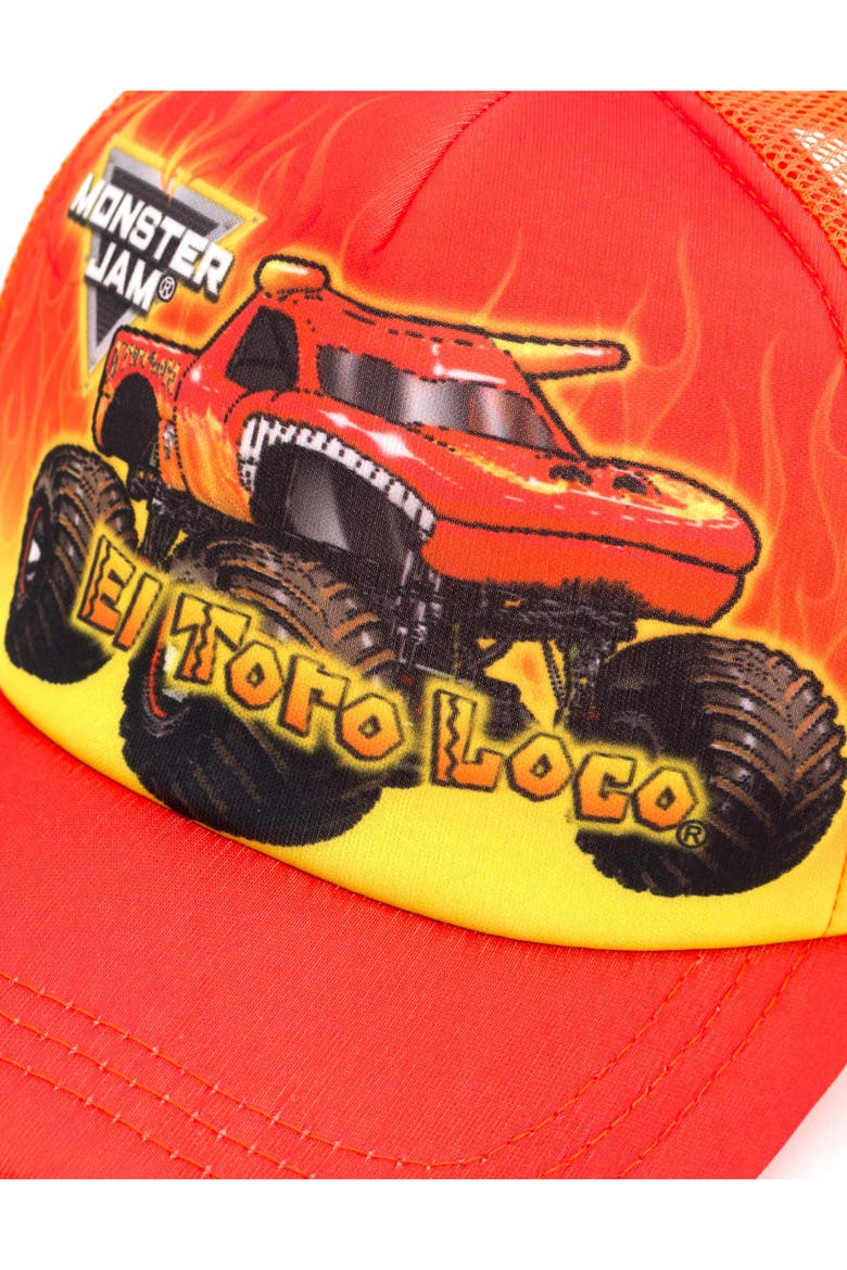 Boys' Strapback Baseball Cap, Alternate, color, El Toro Loco Orange