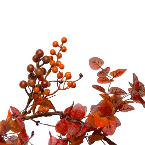 Northlight 5ft Berry & Leaves Fall Harvest Artificial Garland In Multi