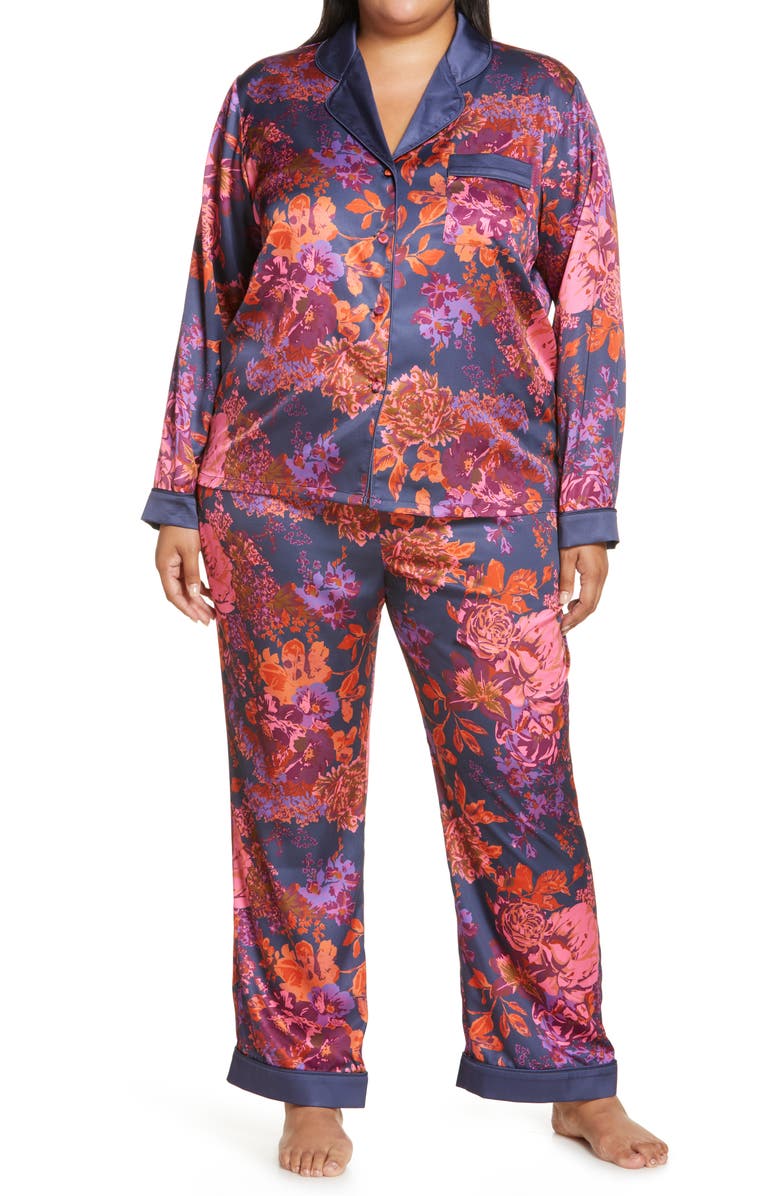 Chi Chi London Floral Pajamas, Main, color, 