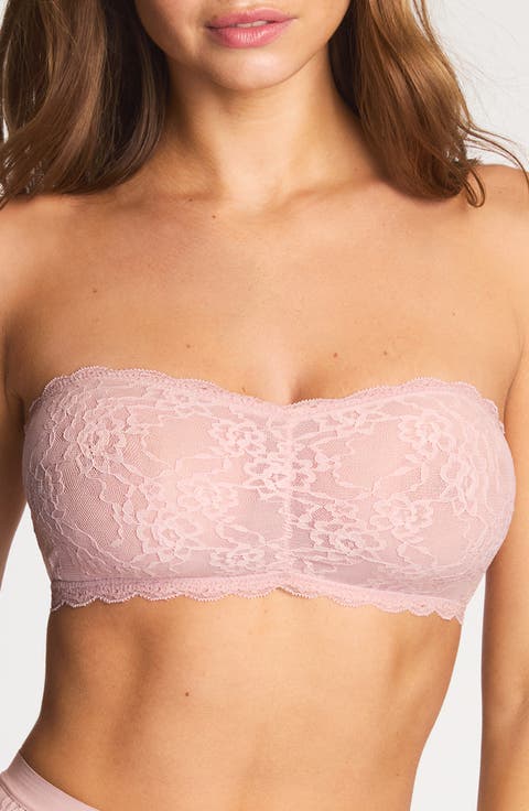 Effortlessly Strapless Lace Bandeau Bra