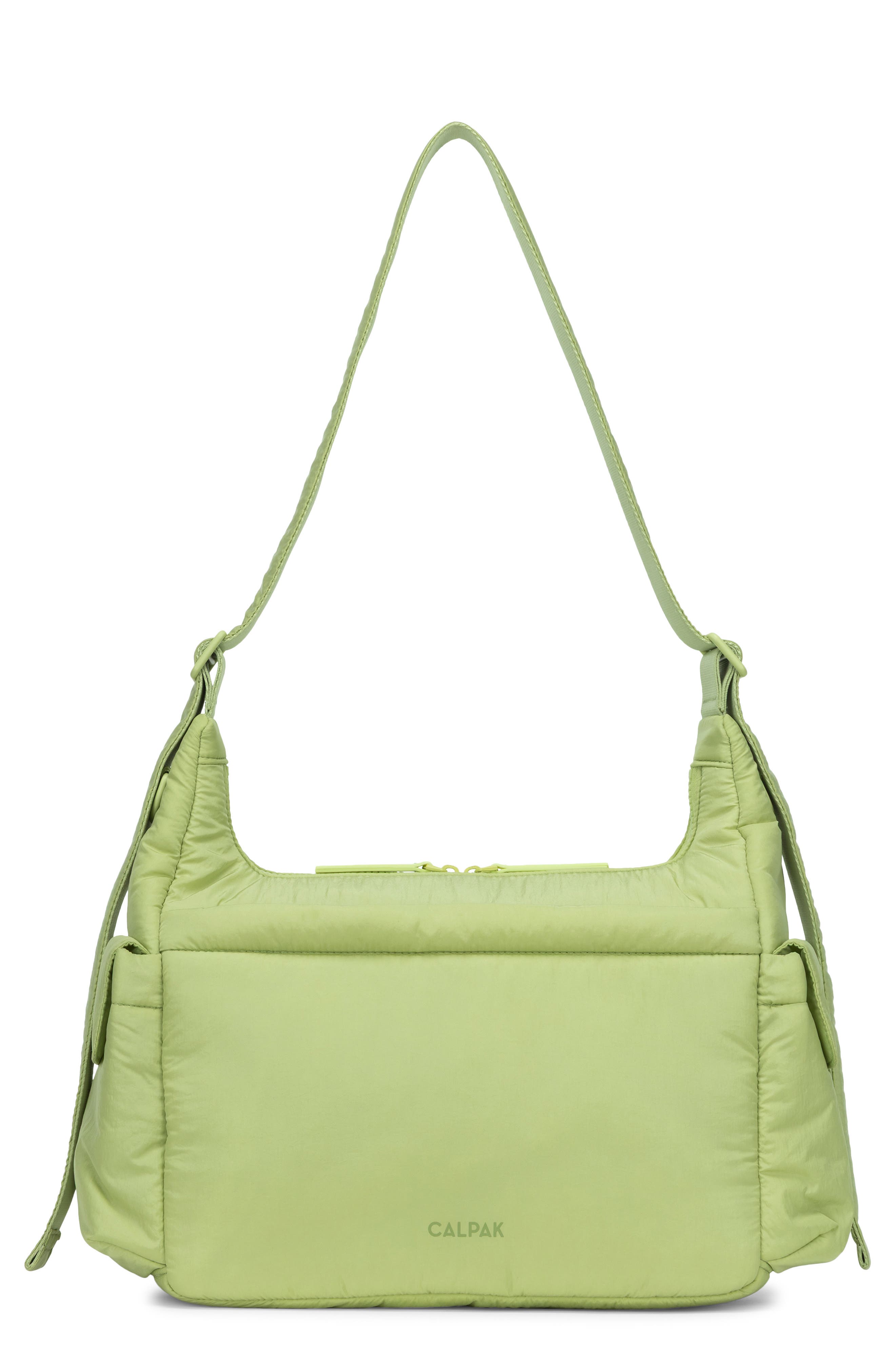 CALPAK Diaper Crossbody Bag, Main, color, Lime