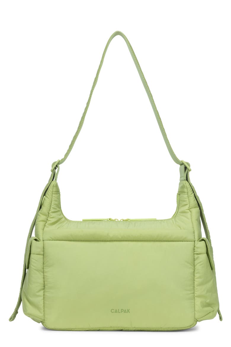 Diaper Crossbody Bag, Main, color, LIME