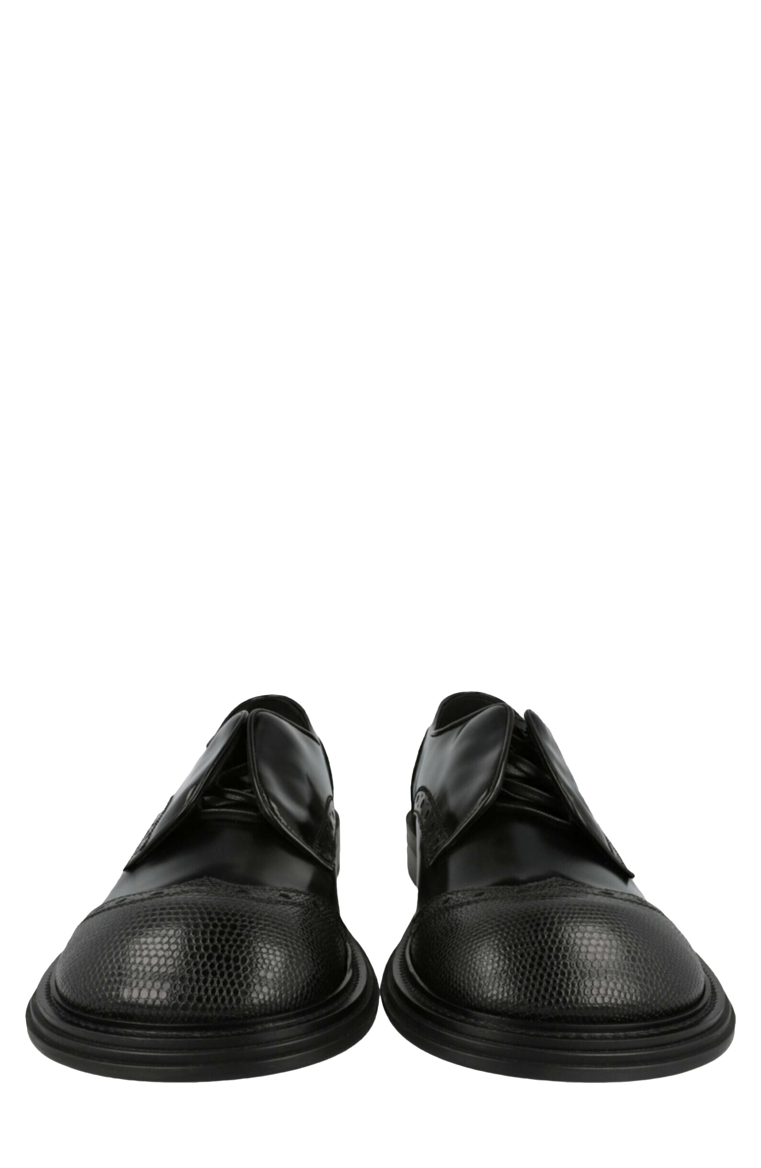 FERRAGAMO Festo Wingtip Oxford, Alternate, color, Black