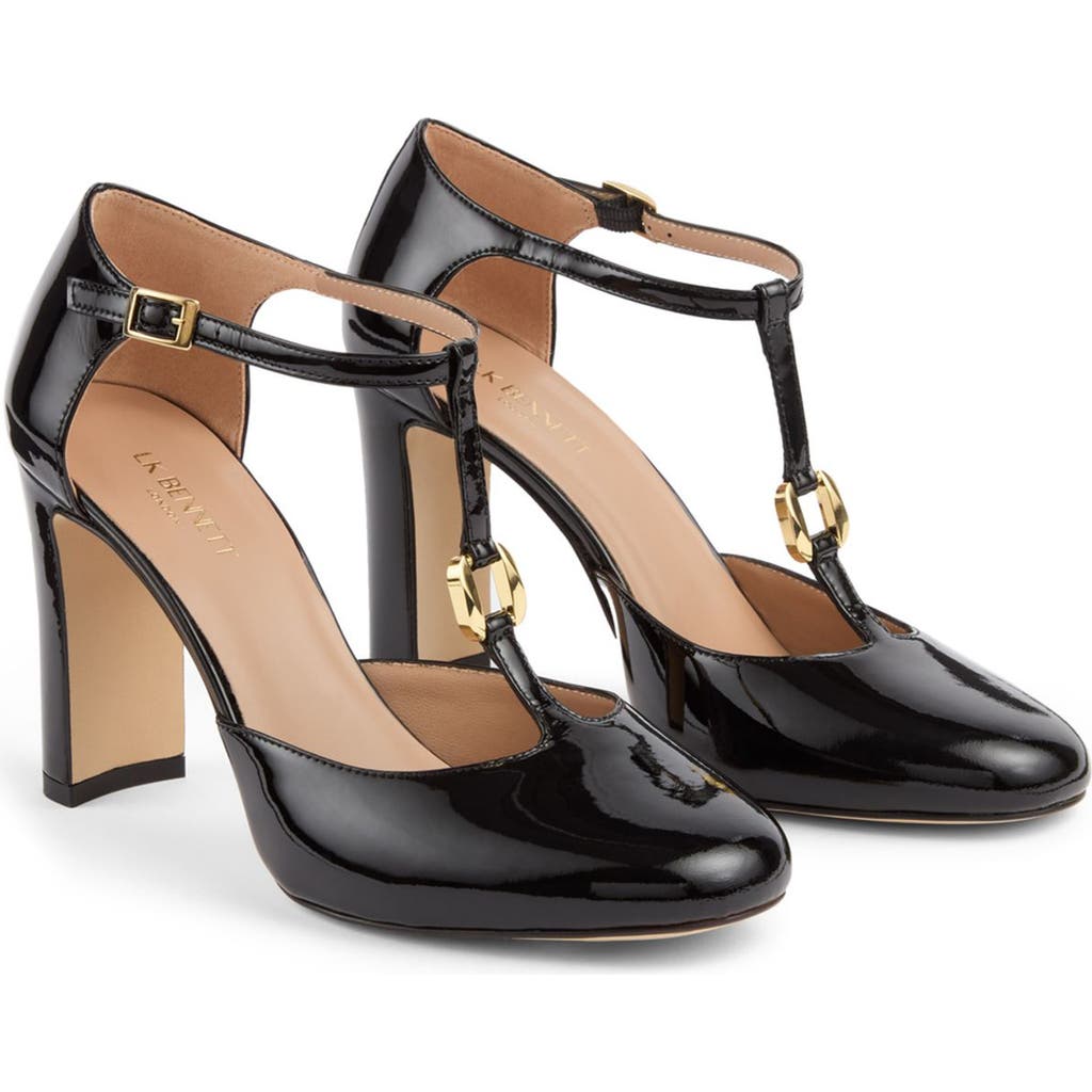 LK Bennett Almina T-Strap Pump in Black  product