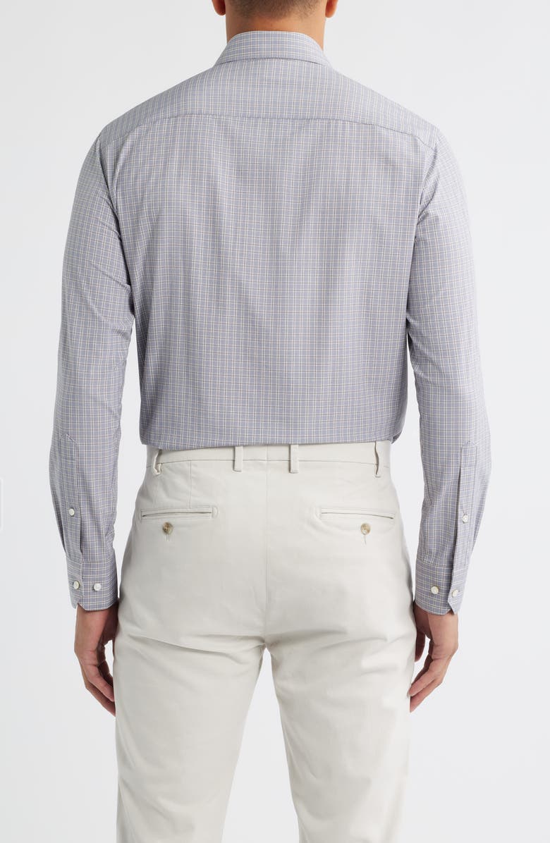 Peter Millar Crown Crafted Performance Poplin Button-Down Shirt, Alternate, color, Nebula Blue