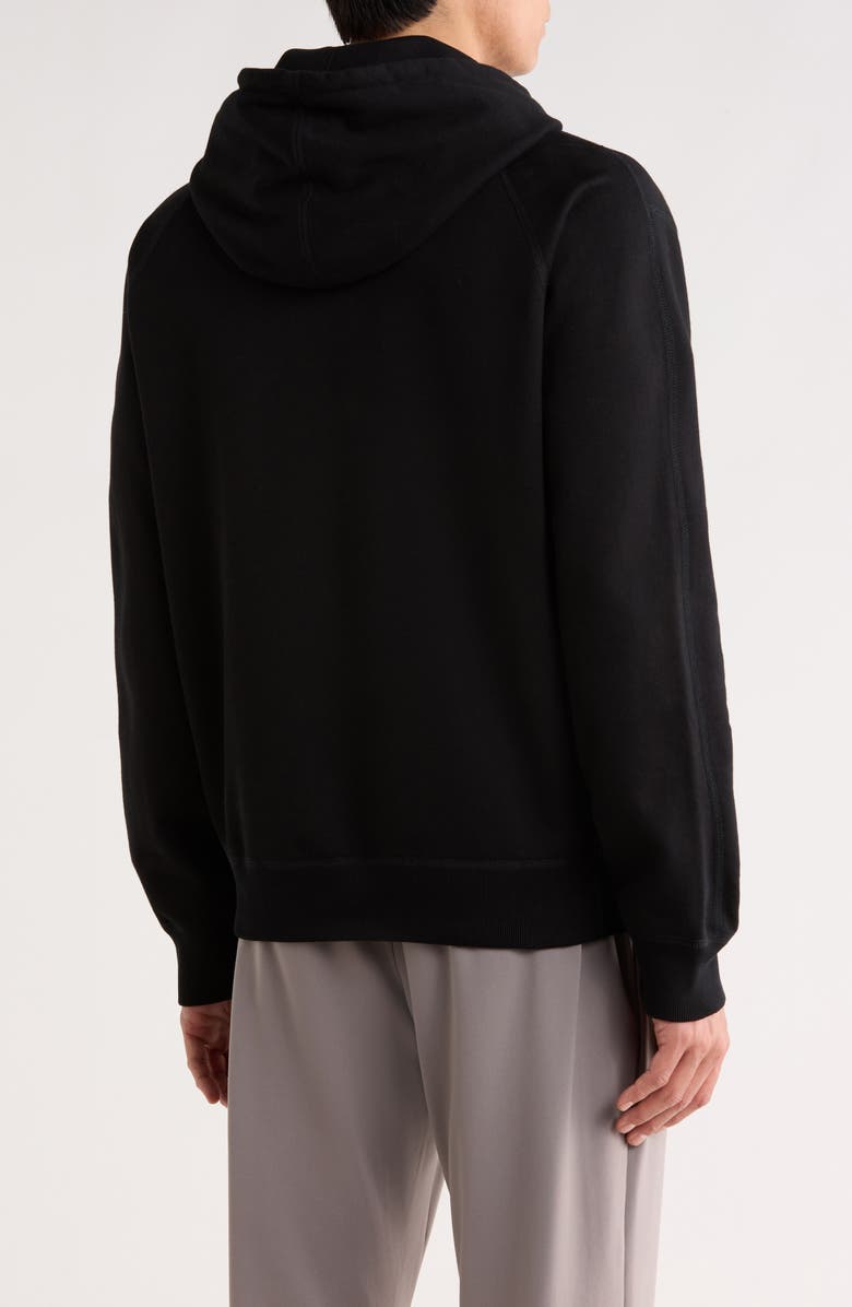 Reigning Champ Monogram Midweight Terry Hoodie, Alternate, color, Black